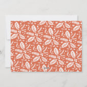 Chic Holly Frame Foto Weihnachten (Rückseite)