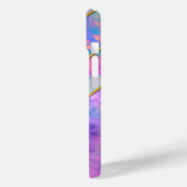 Chic holographic mädchenhaft stilvoll pink Case-Mate iPhone hülle (Rückseite / Links)