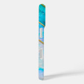 Chic holographic mädchenhaft stylish blau Case-Mate iPhone hülle (Rückseite / Rechts)