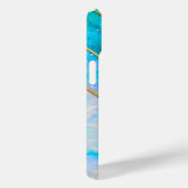 Chic holographic mädchenhaft stylish blau Case-Mate iPhone hülle (Rückseite / Rechts)