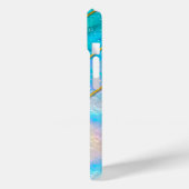 Chic holographic mädchenhaft stylish blau Case-Mate iPhone hülle (Rückseite / Links)