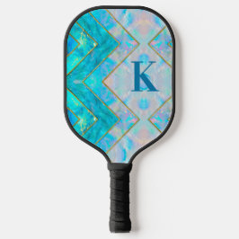 Chic holographic mädchenhaft stylish blue sketchbo pickleball schläger