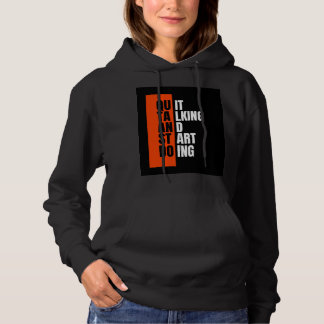 Chic hoodie, starke Botschaft Hoodie