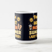 Chic hot mom summer vibes kaffeetasse (Mittel)