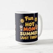 Chic hot mom summer vibes kaffeetasse (VorderseiteRechts)