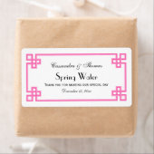 Chic Hot Pink griechischer Key Frame H Wasserflasc (Insitu)