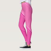 Chic Hot Pink unter rosa Banddruck Leggings (Links)