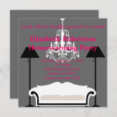 Chic Housewarming Einladung (Vorne/Hinten)