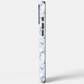 Chic Hübsch Blue White Blume Case-Mate iPhone Hülle (Rückseite / Links)