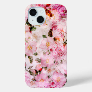 Chic Hübsch Blush Pink Aquarellfarben Rose Blütenf Case-Mate iPhone Hülle