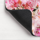 Chic Hübsch Blush Pink Aquarellfarben Rose Blütenf Mousepad (Ecke)