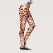 Chic Hübsch Girly Rose Gold Leopard Leggings (Rechts)