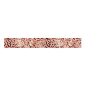 Chic Hübsch Girly Rose Gold Leopard Ripsband (Vorderseite)