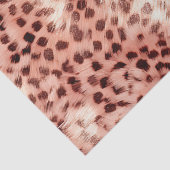 Chic Hübsch Girly Rose Gold Leopard Seidenpapier (Detail)