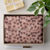 Chic Hübsch Girly Rose Gold Leopard Seidenpapier (Geschenk)