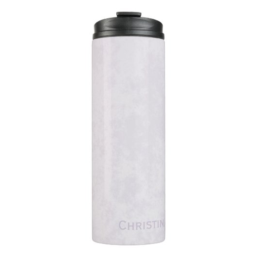 Chic Hübsch in rosa Grunge mit Name Thermosbecher (Vorderseite)