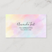 Chic Hübsch Pastels Piazza della Riforma Visitenkarte (Vorderseite)