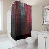Chic Hues of Black and Burgandy Duschvorhang (Beispiel)