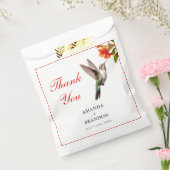 Chic Hummingbird und Orange Blume Wedding Geschenktütchen (Versiegelt)
