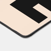 Chic Hund Foto Liebe Typografie Custom Desk Mat Schreibtischunterlage (Ecke)