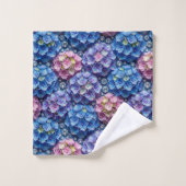 Chic Hydrangeas und Diamanten Handtuch-Set Badhandtuch Set (Waschlappen)