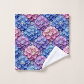 Chic Hydrangeas und Diamanten Handtuch-Set Badhandtuch Set (Waschlappen)
