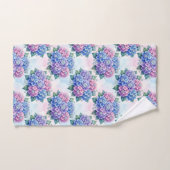 Chic Hydrangeen und Diamanten Handtuch-Set Badhandtuch Set (Handtuch)