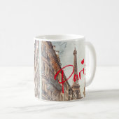 Chic I Liebe Paris | Eiffelturm Kaffeetasse (VorderseiteRechts)