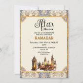 Chic Iftar Dinner Party Ramadan Kareem 2025 Einladung (Vorderseite)