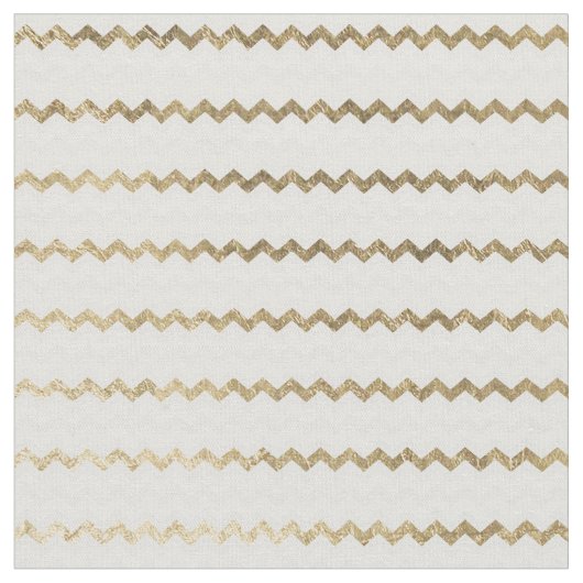 Chic-Imitat-Goldweißer moderner geometrischer Stoff (Nahaufnahme)