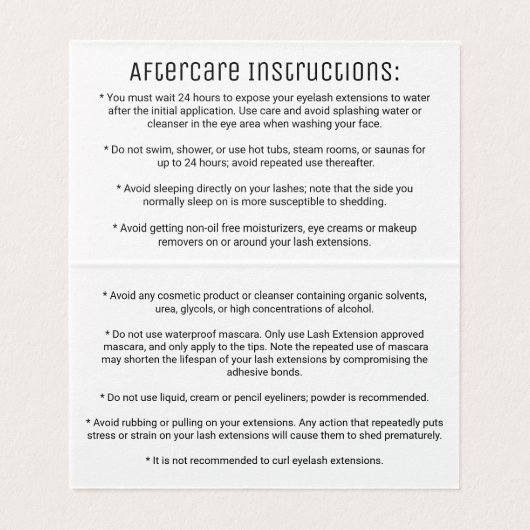 Chic-Imitat-Rosen-GoldGlitzersequins-Peitschen Visitenkarten (Innenseite Aufgefaltet)