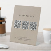 Chic Imitate, die QR-Code-Prüfung für Unternehmen  Sockelschild (In SItu)