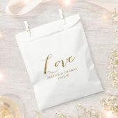 Chic Imitate Gold Foil Custom Wedding Liebe Templa Geschenktütchen (Ausgeschnitten)