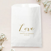 Chic Imitate Gold Foil Custom Wedding Liebe Templa Geschenktütchen