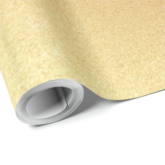 Chic Imitate Gold Glitzer Elegante Moderne Glossy Geschenkpapier (Rolleneckpunkt)