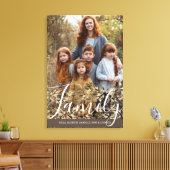 Chic Imitate Golden Glitzer Foliage Volles Foto Leinwanddruck (Insitu (Wohnzimmer))