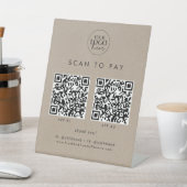 Chic Imitate Kraft Business-Logo 2 Apple Scan to P Sockelschild (In SItu)