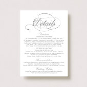 Chic Imitate Silver Foil Wedding Detail Vorlage