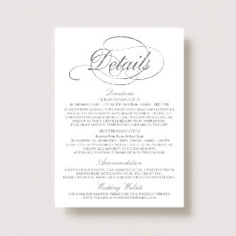 Chic Imitate Silver Foil Wedding Detail Vorlage