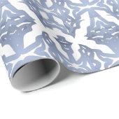 Chic Imitate Silver Ziermuster Geschenkpapier (Rolleneckpunkt)