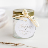 Chic Imitats Gold Calligraphy Fevor Wedding Geschenkanhänger