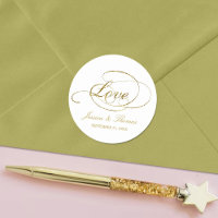 Chic Imitats Gold Foil Gastgeschenk Hochzeit Templ