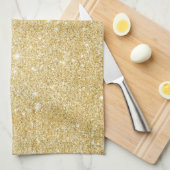 Chic Imitats Gold Glitzer Luxus Küchentuch (Viertel Falte)