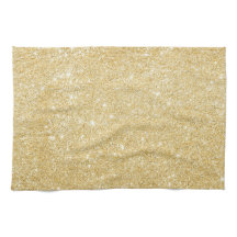 Chic Imitats Gold Glitzer Luxus Küchentuch