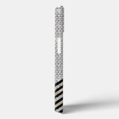 Chic Imitats Kristallwaren und Silberner Glitzer P Case-Mate iPhone Hülle (Rückseite / Rechts)