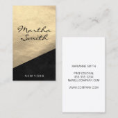 Chic Imitats Leather | FÜHRUNGSKRAFT III Visitenkarte (Vorne/Hinten)