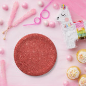 Chic Imitats Red Glitzer Paper Teller (Party)