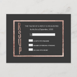 Chic Imitats Rose Gold UAWG Postkarten