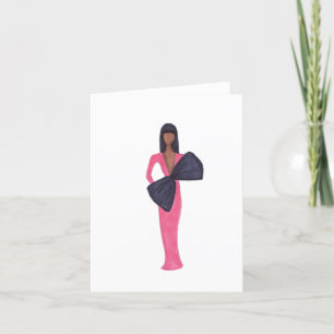 Chic in Pink Dankeskarte