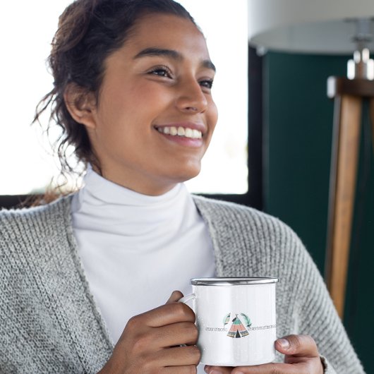 Chic Indigenous Native Teepee Inspirational Kaffeetasse